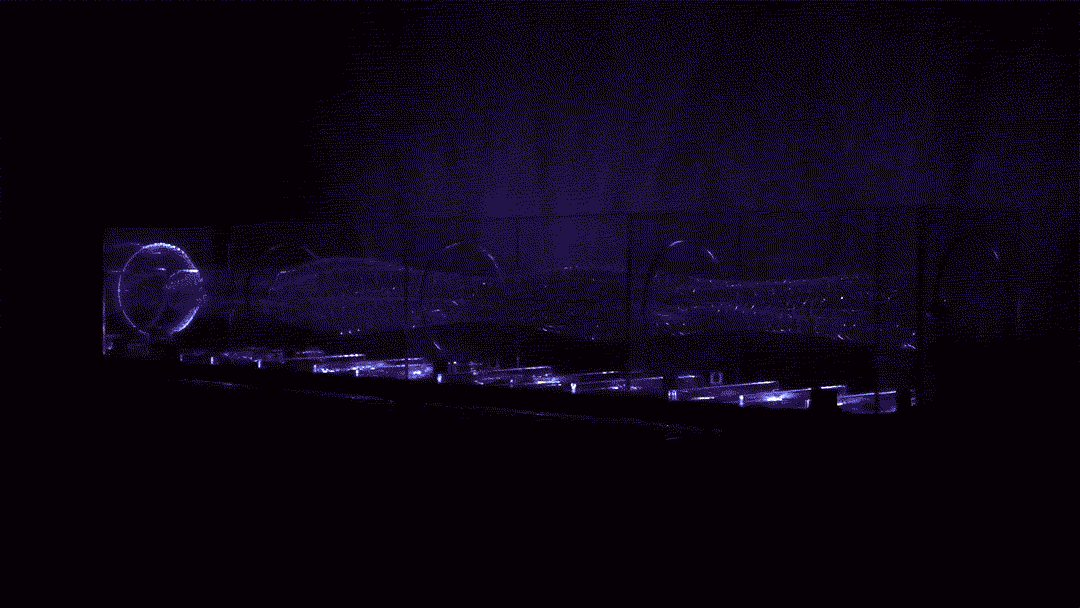 Light Collider LED loop