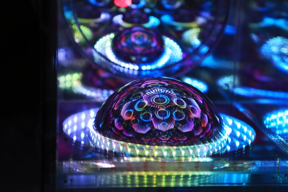 LED dome detail